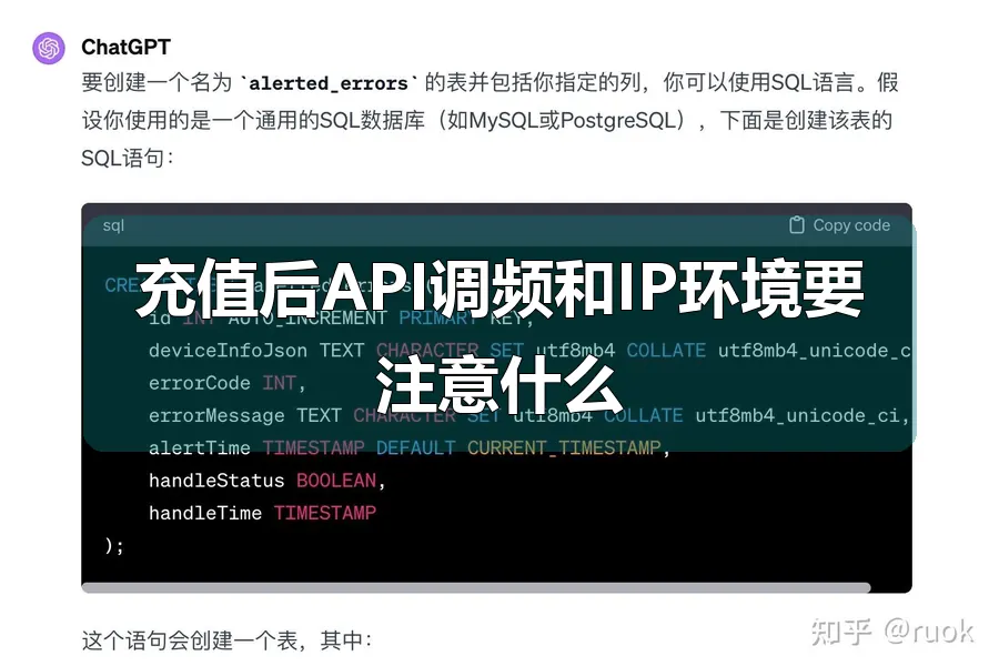 充值后API调频和IP环境要注意什么